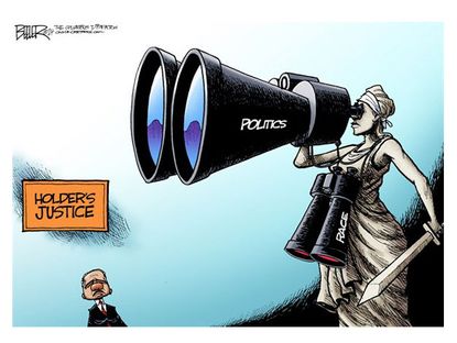 Political cartoon Eric Holder