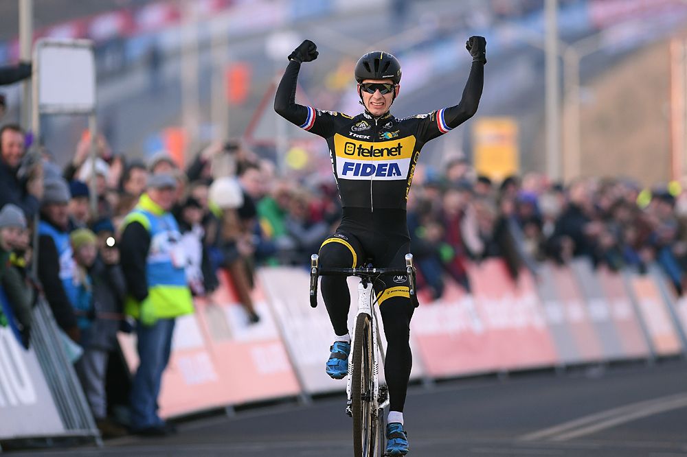 Lars van der Haar (Telenet Fidea) wins the Hoogerheide World Cup