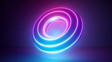 Abstract image of a cosmic donut.