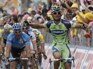 Stage 3 - Bennati completes good day for Liquigas, Pellizotti holds on