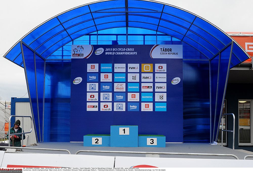 World podium area