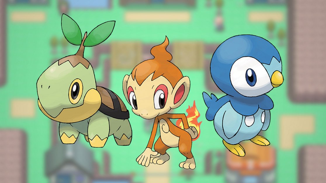 Diamond & Pearl Starters Fanart : r/pokemon