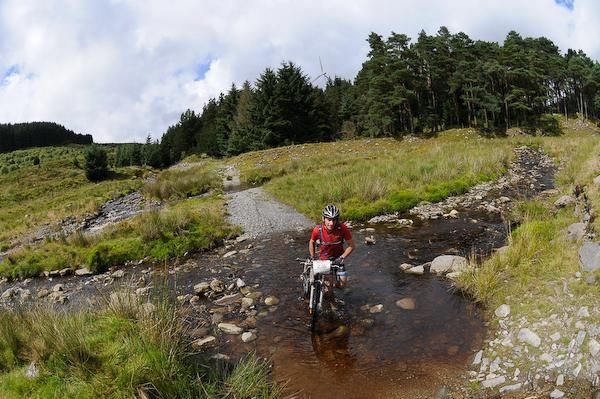 Plenty of stream crossings means riders' shoes never dry out.