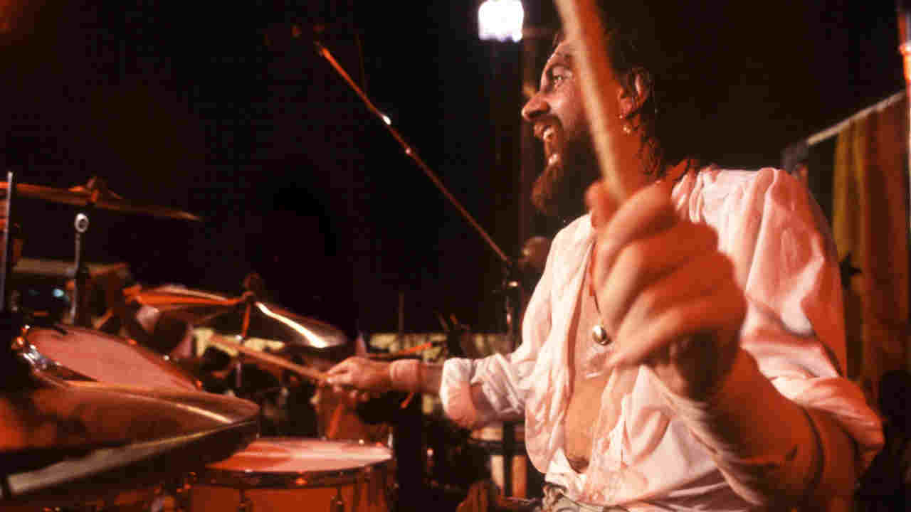 Fleetwood Mac&amp;rsquo;s Mick Fleetwood in the early 1980s