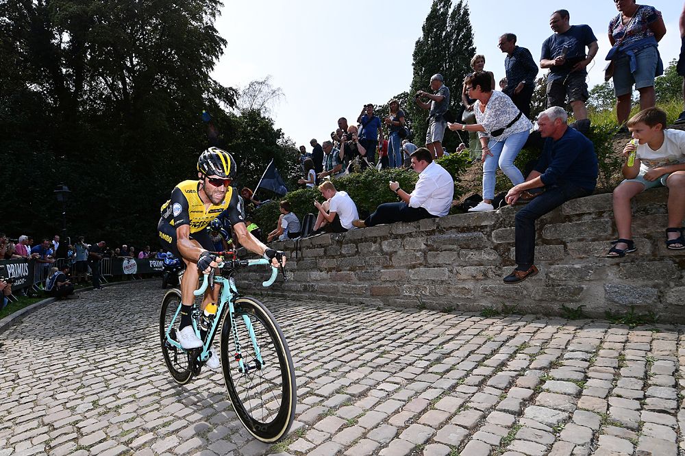 Paul Martens of Germany and Team Lotto Nl - Jumbo / Muur van Geraardsbergen