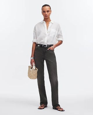 Madewell + Baggy Straight Jean