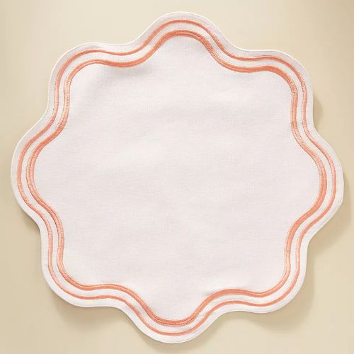 AnthroHome, Madeline Embroidered Round Placemat
