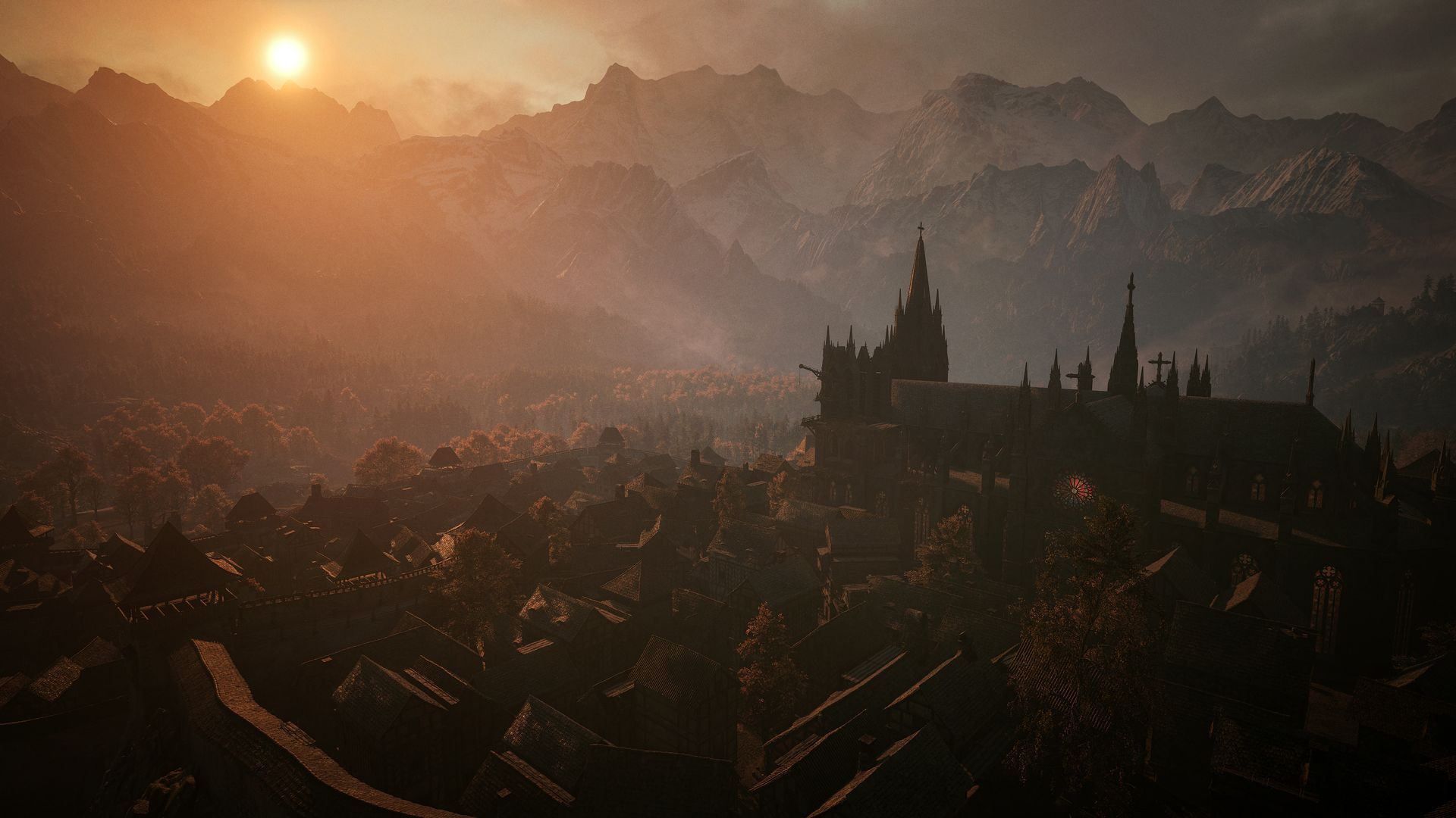 Blood of Dawnwalker screenshot showing Unreal Engine 5 open world