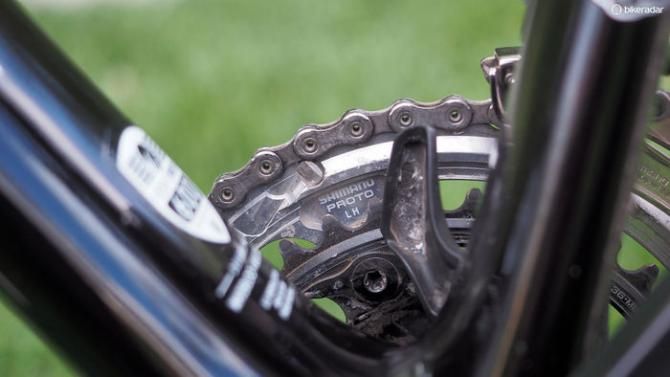 Sorry, folks. Shimano reserves the prototype bits solely for the special racers