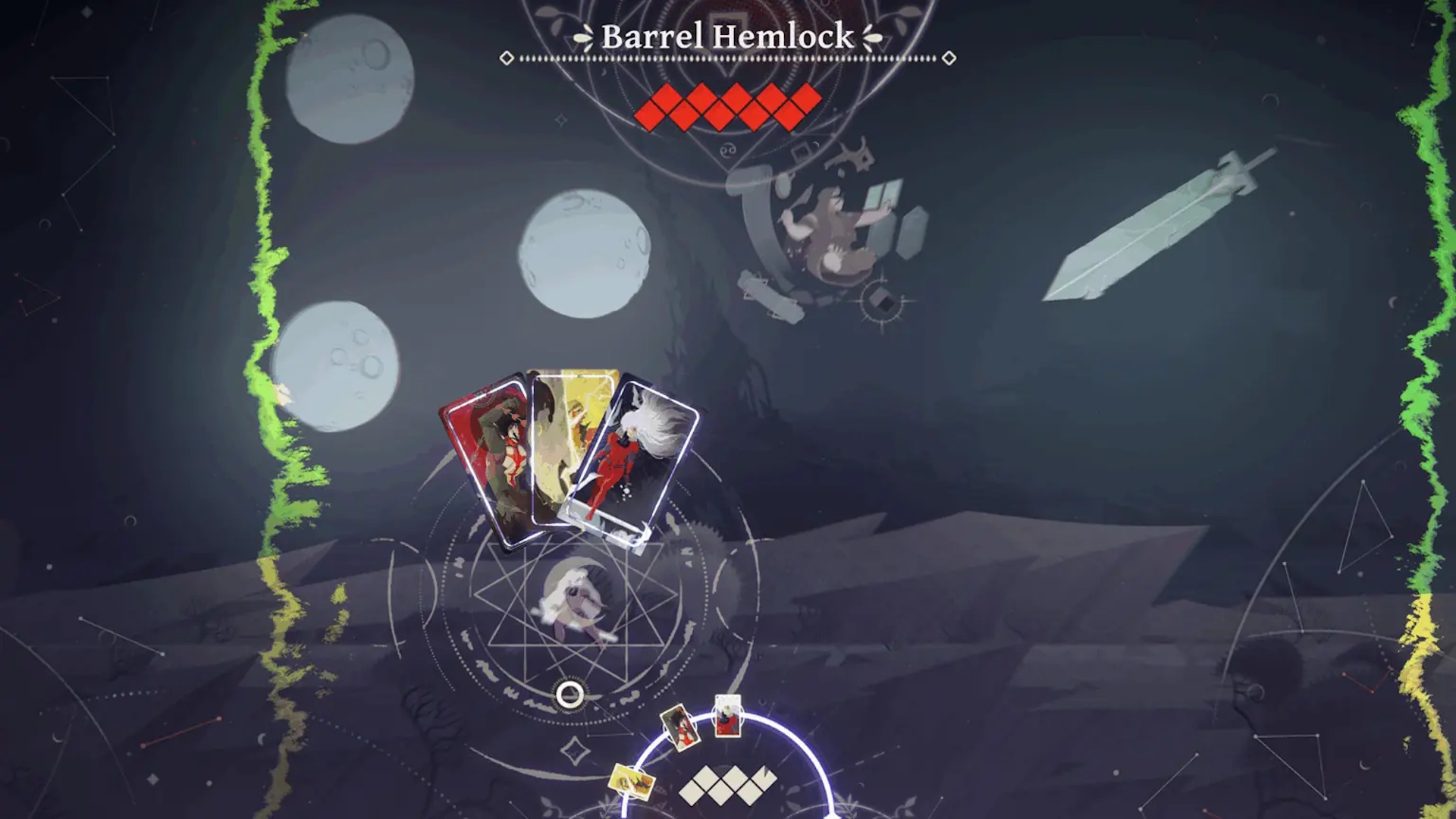 At Fate's End screenshot showcasing various skills during combat