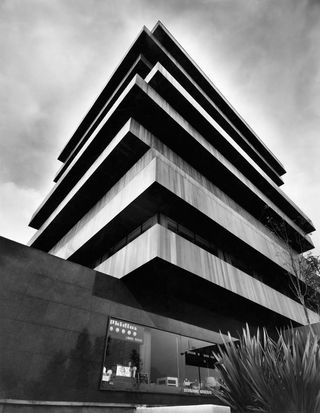 Black and white architect image