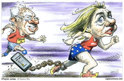 Political cartoon U.S. Hillary Clinton Benghazi