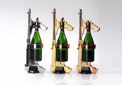 This expensive device turns your bubbly into a weapon.