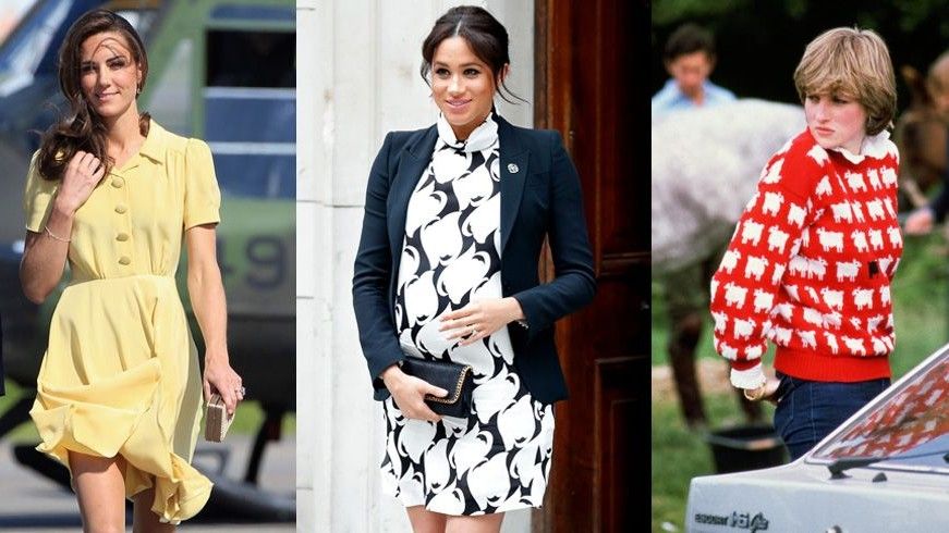 Catherine Duchess of Cambridge, Meghan Markle, and Princess Diana