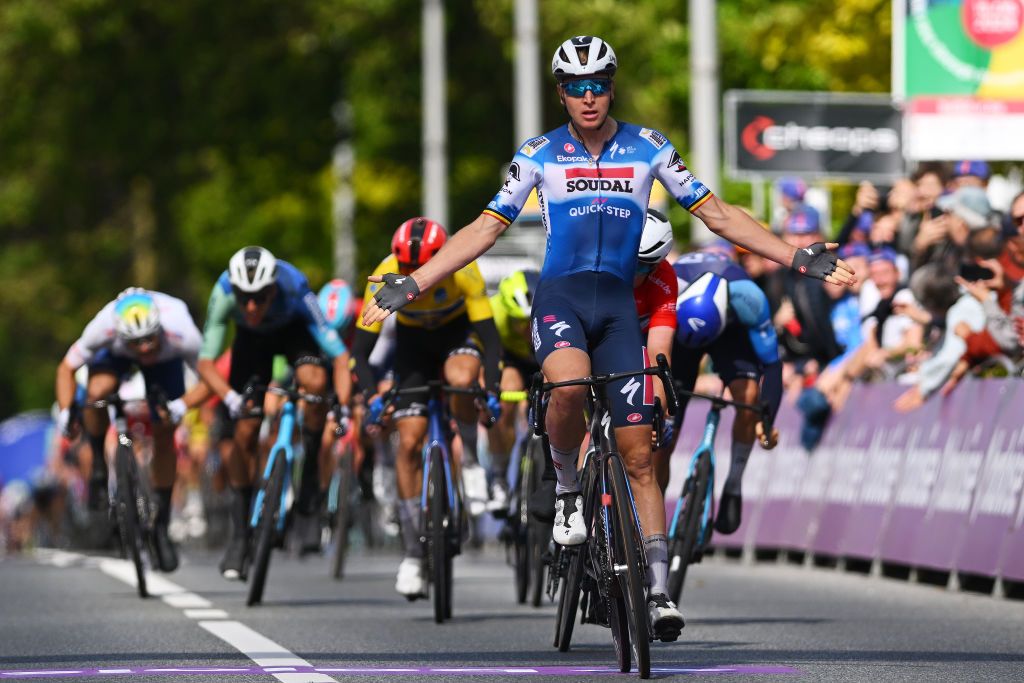 Tim Merlier (Soudal-QuickStep) won the final stage of the 2024 Baloise Belgium Tour