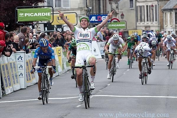 John Degenkolb (Argos-Shimano) won the first stage of the Tour de Picardie.