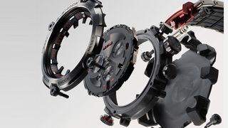 Exploded view of Casio G-Shock MTGB3000 case