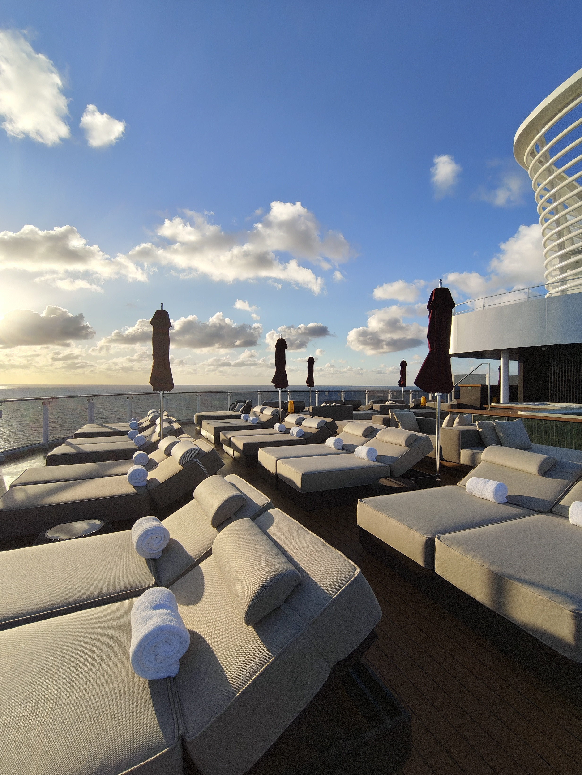 The Haven private deck aboard Norwegian Luna