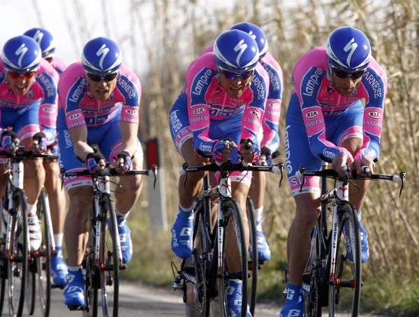 Lampre will have a lot of work to do to make up the 39 seconds lost to Rabobank