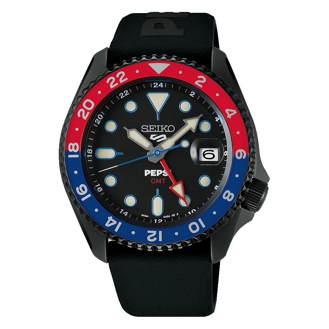 Seiko x Pepsi Black from different angles