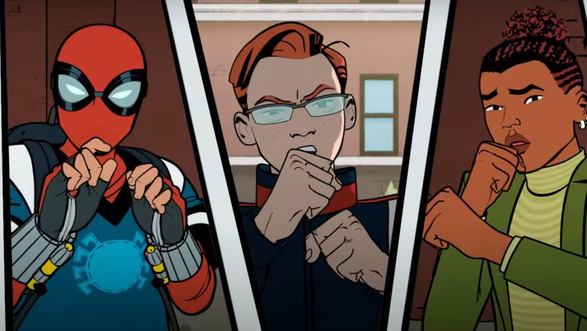 A screenshot of the TV show Your Friendly Neighborhood Spider-Man, from Marvel&#039;s 2024 announcement trailer. 