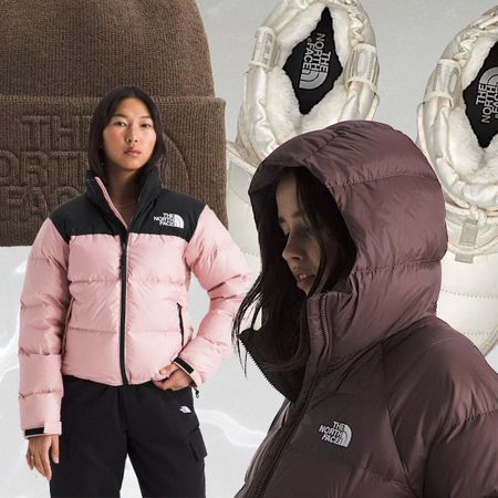 Collage Image of Cold Weather Essentials From The North Face