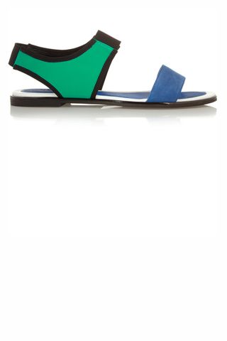 Kenzo Colour-Block Leather And Neoprene Sandals, £230