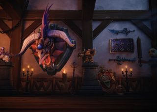 Promotional screenshot of the teaser trailer for player housing coming soon to World of Warcraft.