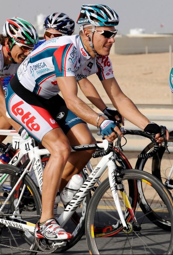 Philippe Gilbert (Omega Pharma - Lotto) finished the day in 16th place.