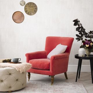 Alderney Armchair in Dusty Rose