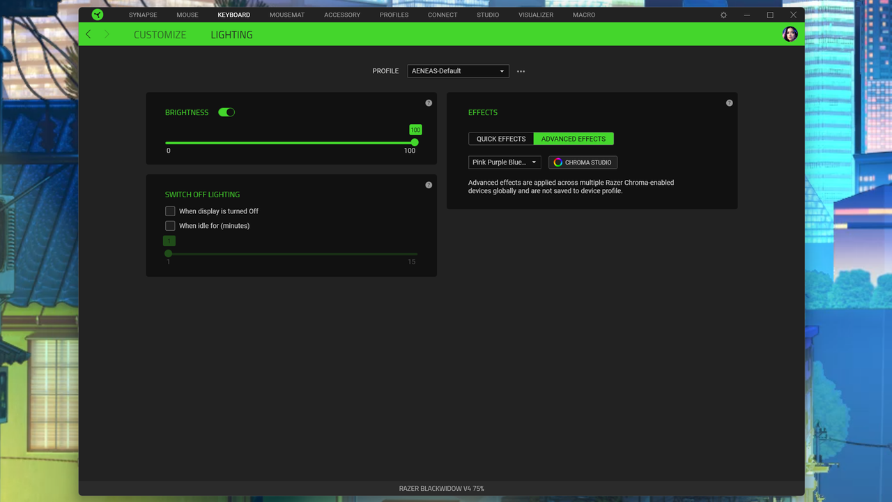 razer blackwidow v4 75%