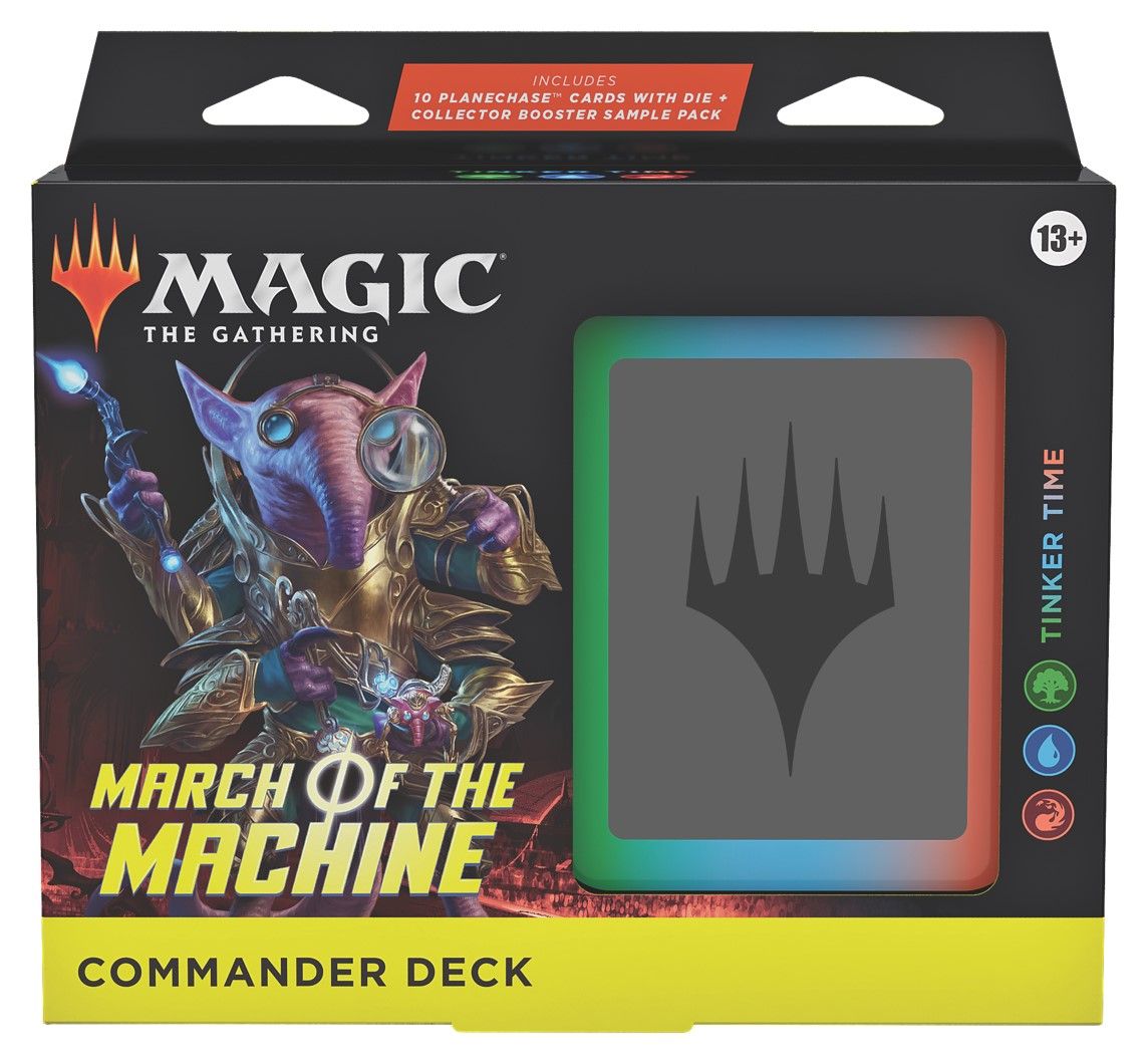 March of the Machine Commander decks and Planechase cards