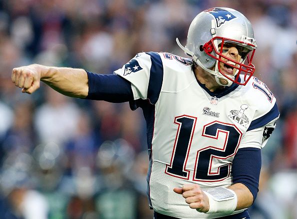 Tom Brady celebrates