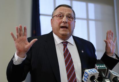 Gov. Paul LePage has vowed never to speak to reporters again.