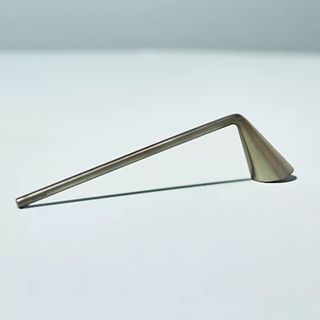 Blomus Burnt Metal Candle Snuffer in brushed zinc