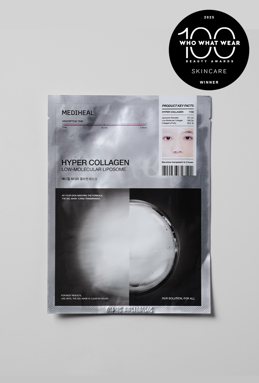 Mediheal Hyper Collagen_collagen Real Deep Mask 4pcs | Collagen Gel Mask for Multi-Lifting Care | Achieves Bouncy Skin | Boosts Pore Elasticity | 30mins Quick Care | Extra Hydration