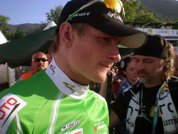 Andr&eacute; Greipel (Team HTC - Columbia) is back in the green jersey for leading the points classification.
