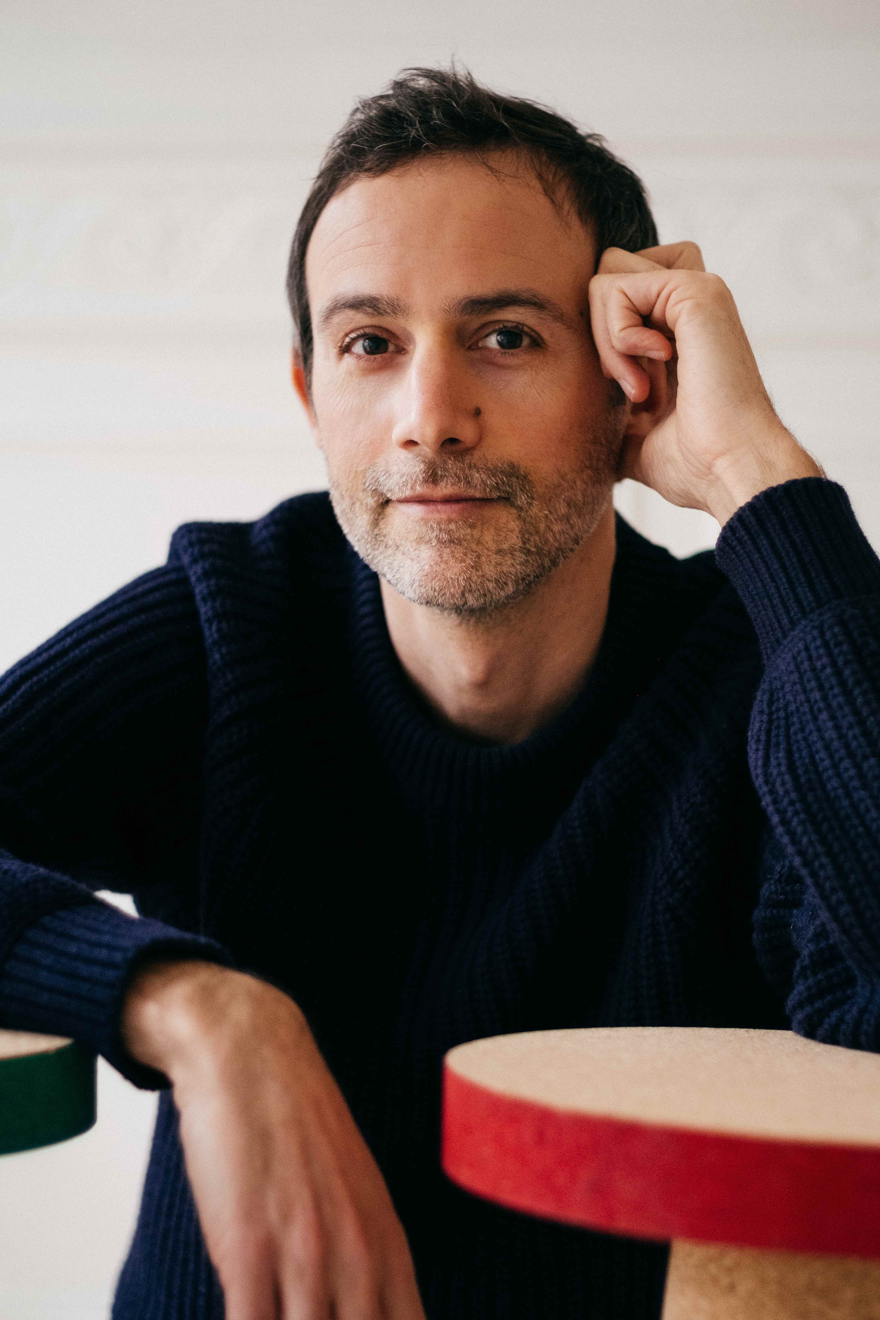 Portrait of French designer Guillaume Delvigne