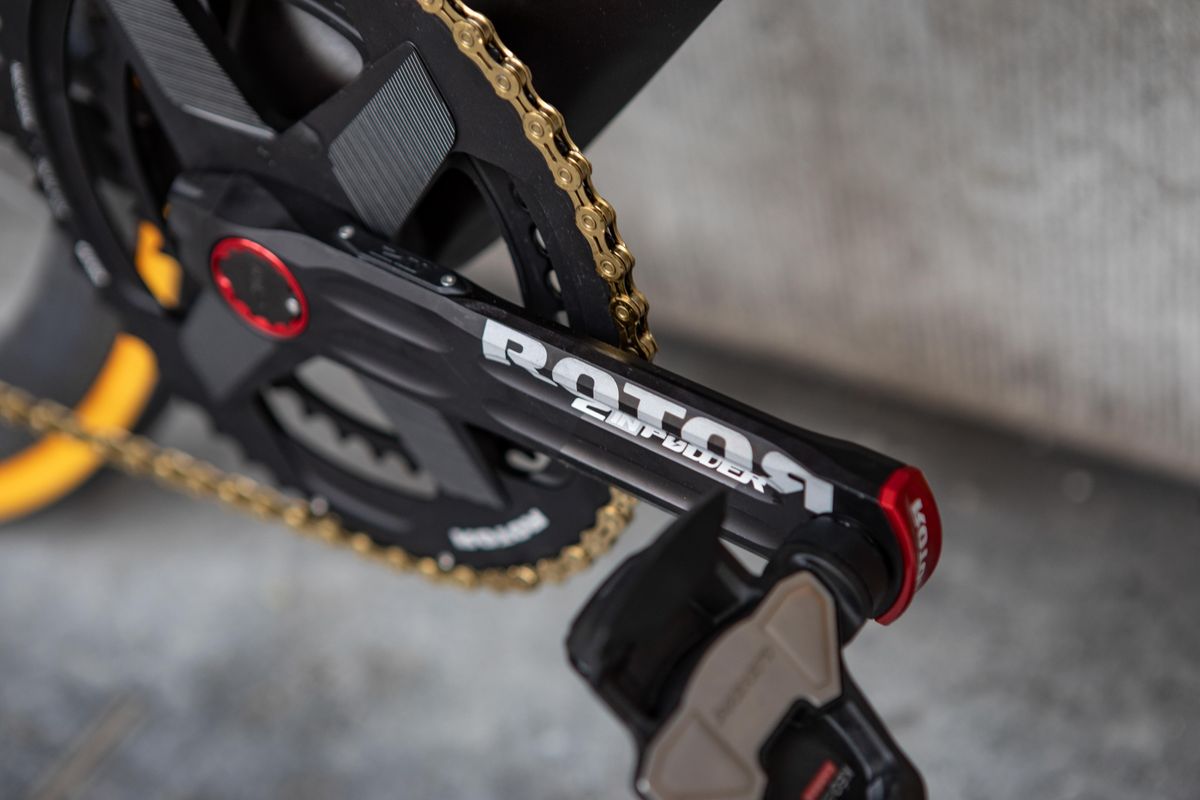 Rotor cranks and Look pedals