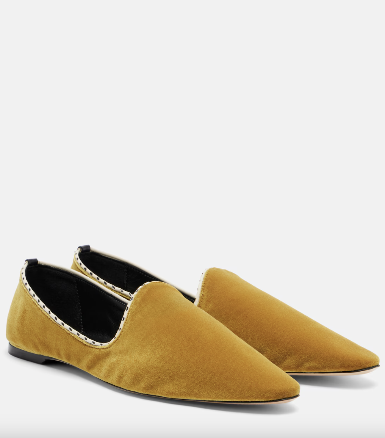 mustard smoking slippers