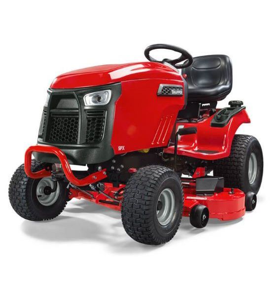 The Snapper SPX 23/42 has a cutting width of 23 or 42 inches.
