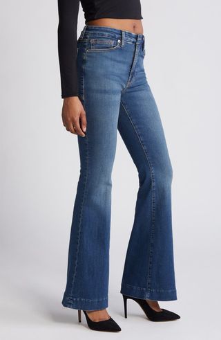 good american flared jeans