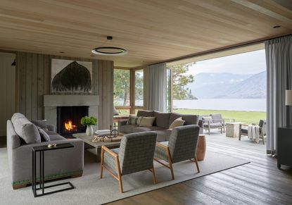 Explore A Stunning Modern Lakeside Cabin In Washington