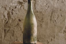 Bottle of 1874 Perrier-Jouët Champagne sold by Christie's.
