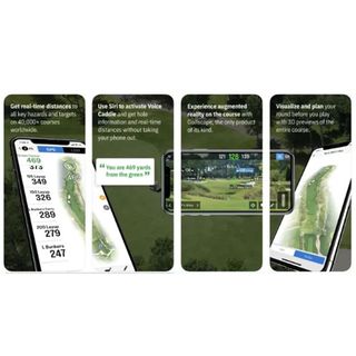 The Golfshot: Golf GPS + AR App on a white background