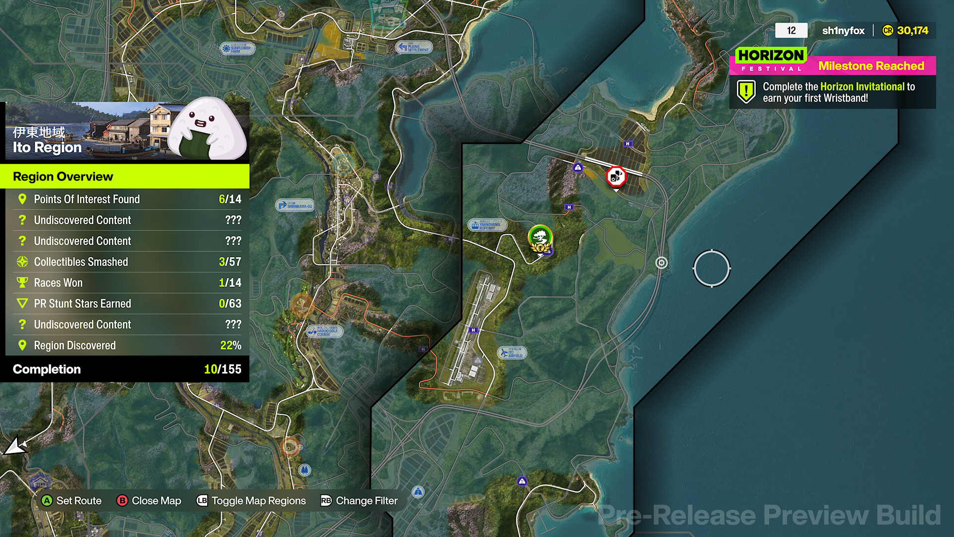 Examining each region on the Forza Horizon 6 map. 