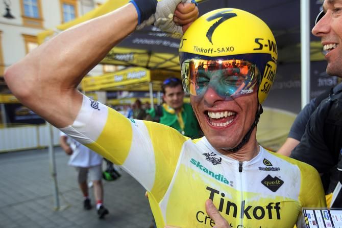 Rafal Majka (Tinkoff - Saxo) won the overall title at the Tour of Poland