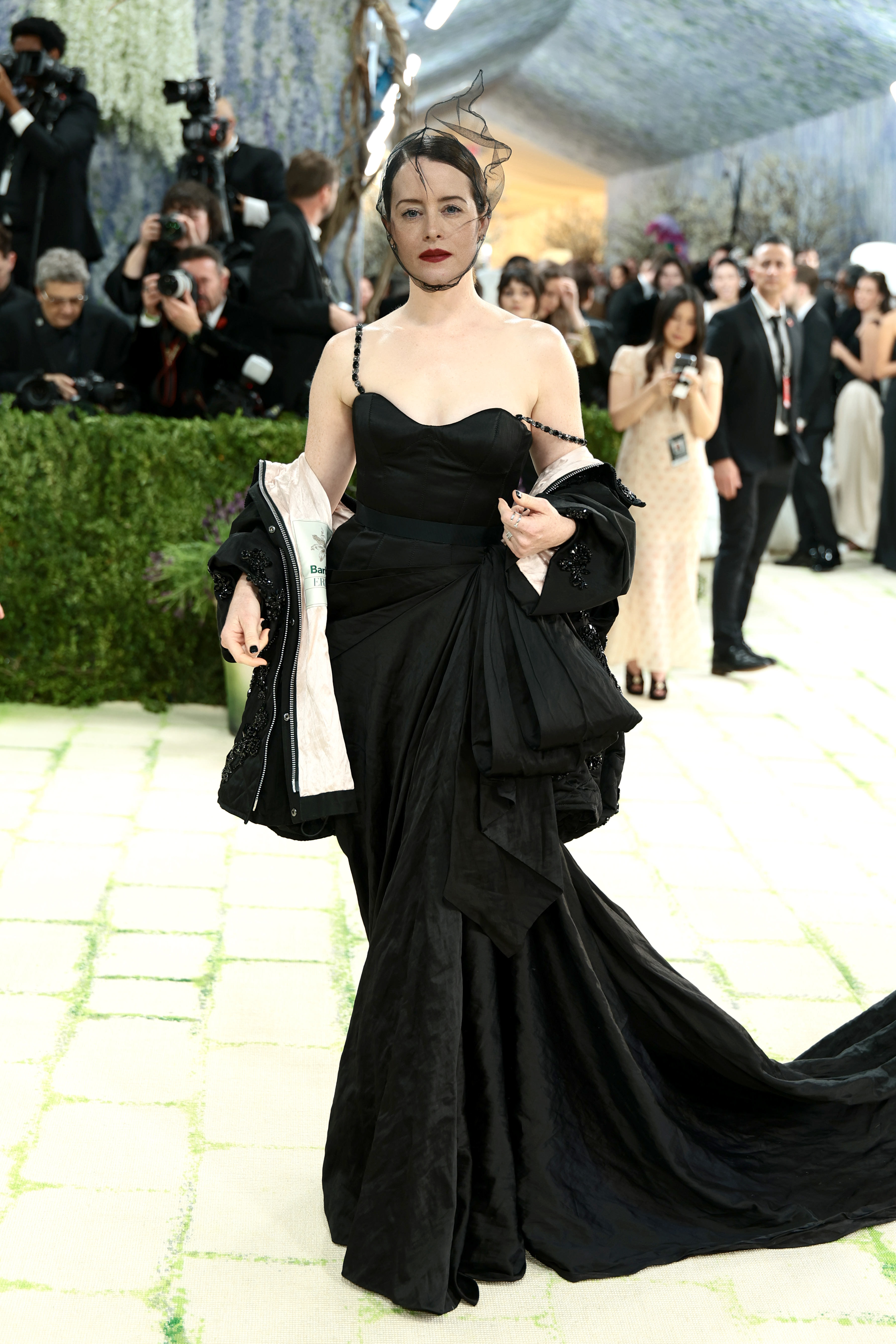 Claire Foy attends the 2026 Met Gala celebrating "Costume Art" at the Metropolitan Museum of Art on May 04, 2026 in New York City. (Photo by Dimitrios Kambouris/Getty Images for The Met Museum/Vogue)