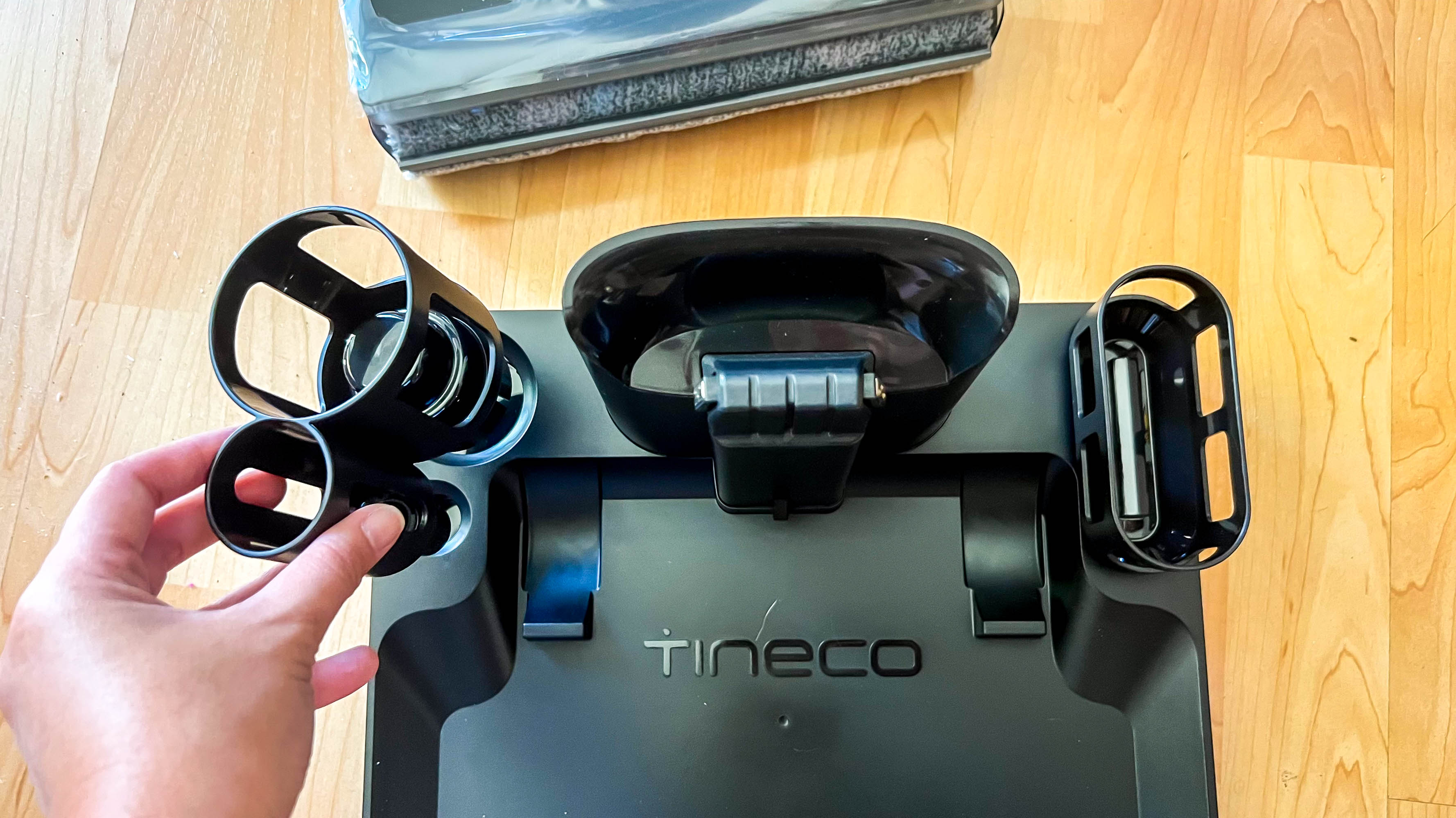 Tineco Floor One S7 Pro in use by author