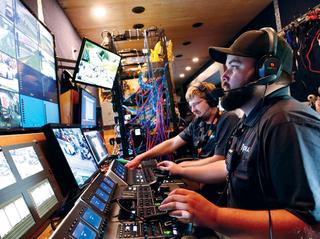 ATEM panels allow Apex’s crew to effectively manage the entire production from its OB trucks.